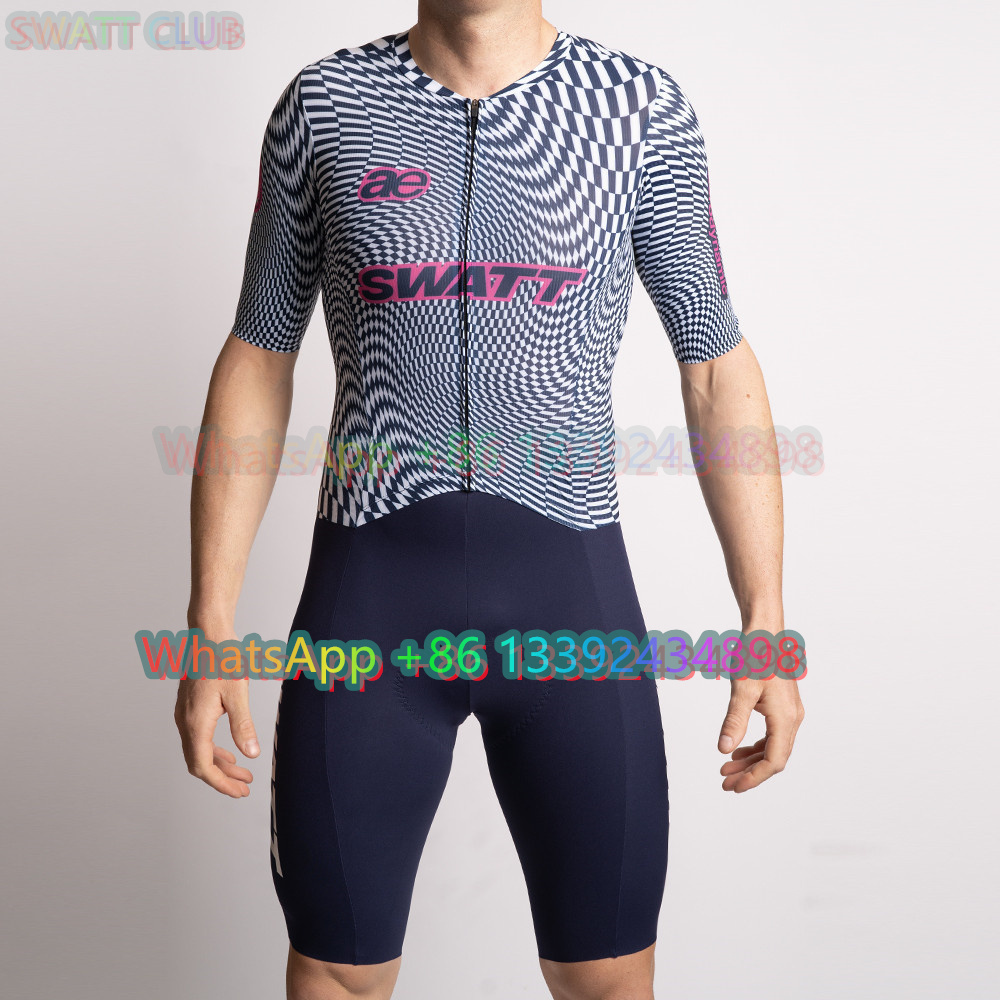 Junior Cycling Gear - SWATT kulübü triatlon Bodysuit erkekler bisiklet