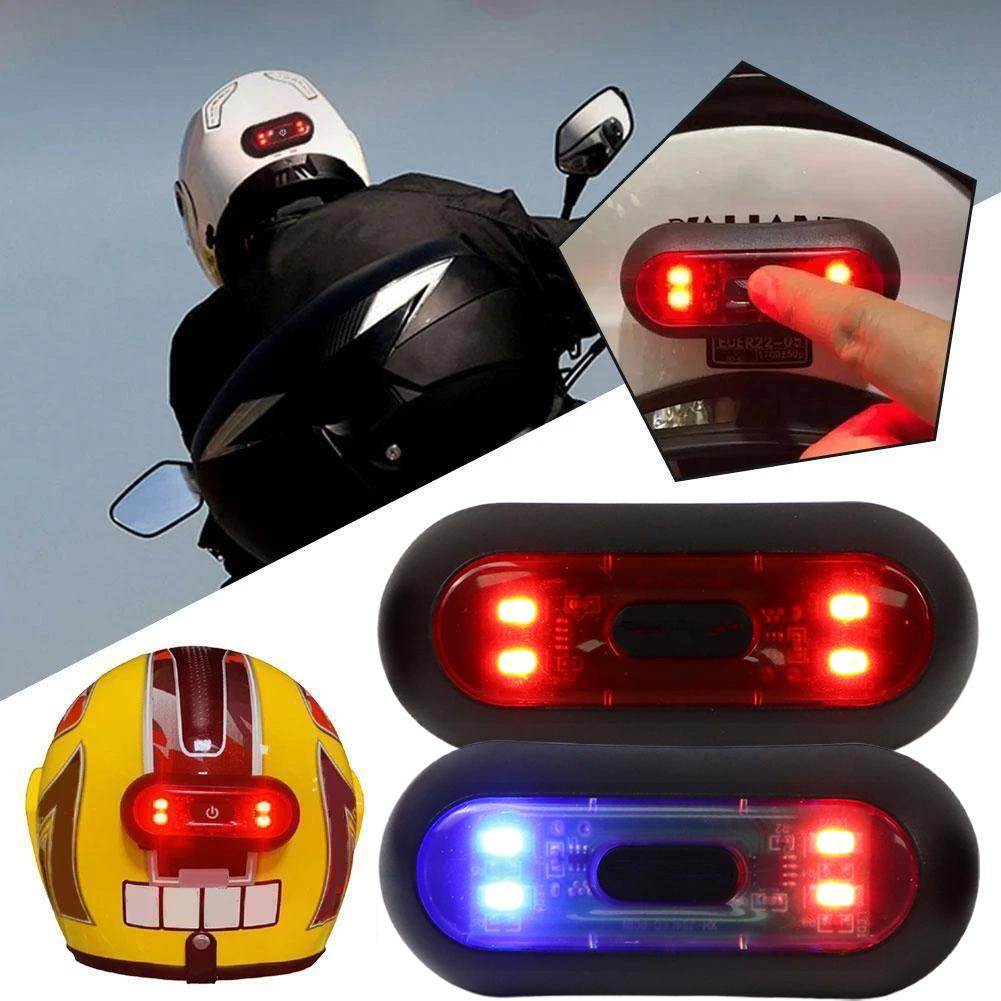 Cycling Gear And Accessories - 4 Lambalı Bisiklet Kaskı Led Işık