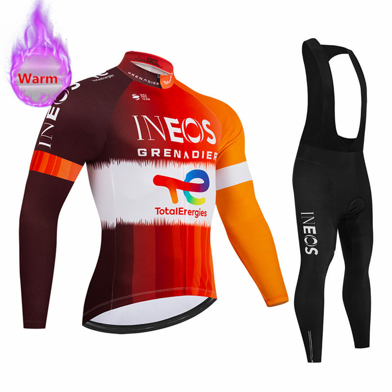 Junior Cycling Gear - Ineos Takımı Kış Uzun Kollu Termal