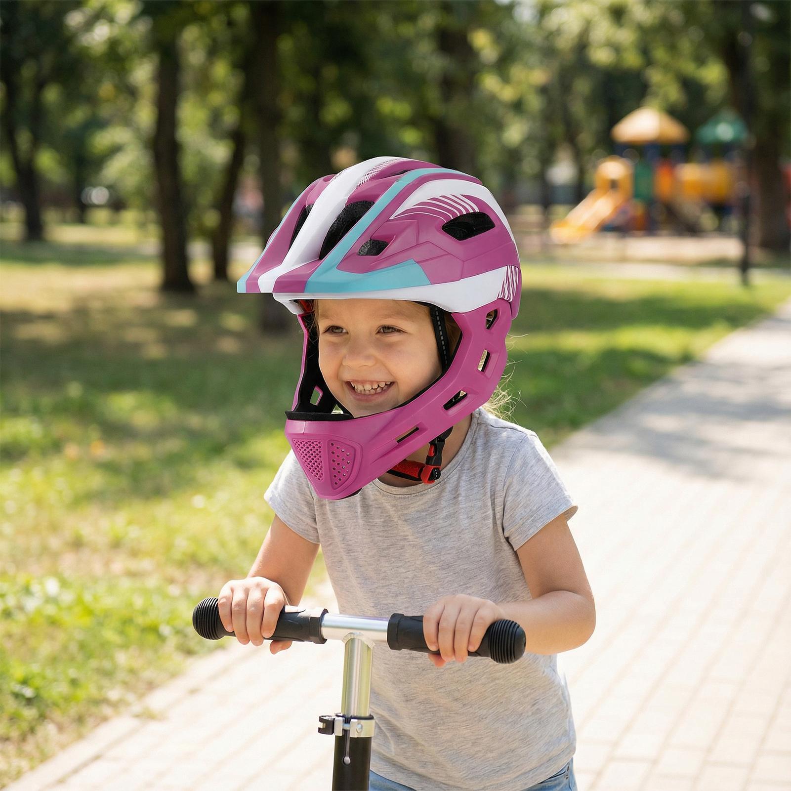 Gençlik Tam Yüz Kask Bisiklet  - Cycling Gear Beginner incelemesi ve fiyatı
