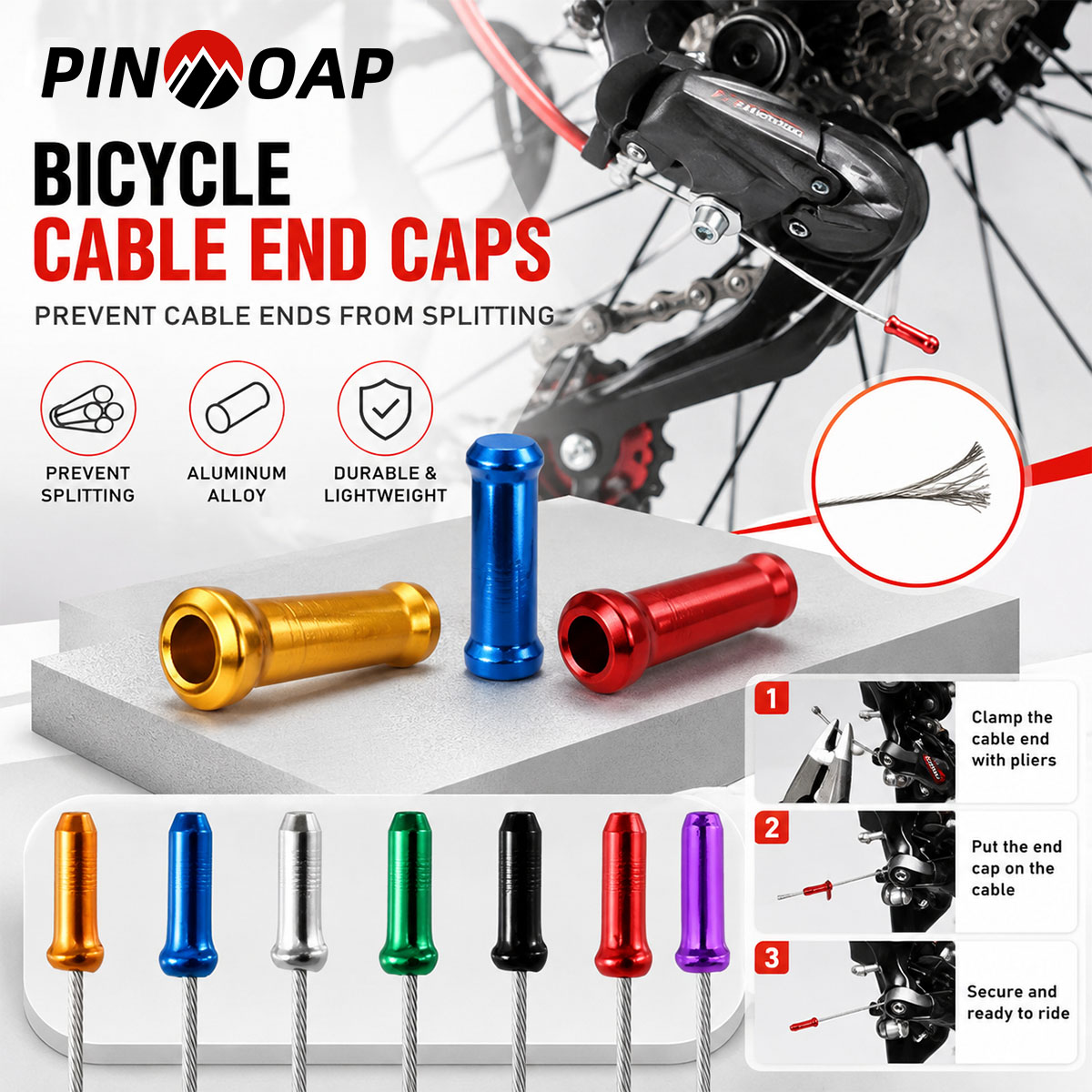 PINMOAP 100 adet alüminyum bis - Cycling Gear Tips incelemesi ve fiyatı