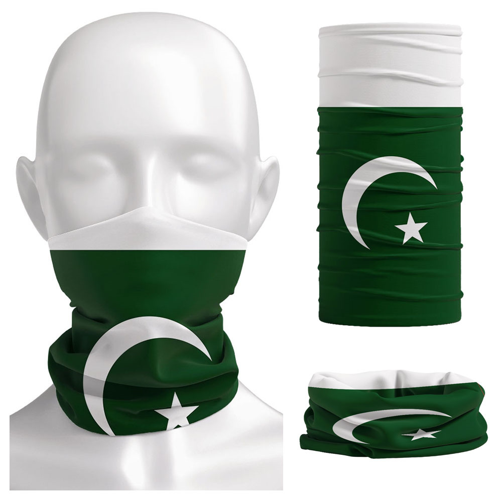 Pakistan bayrağı Bandana boyun - Cycling Gear Pakistan incelemesi ve fiyatı